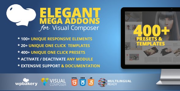 Elegant Mega Addons for Visual Composer v3.0.6