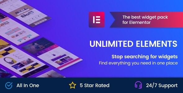 Unlimited Elements for Elementor Page Builder Add-ons v1.5.0