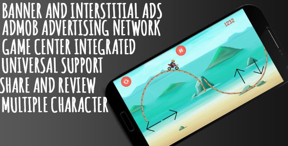 Motocross Madness + AdMob + Leaderboard