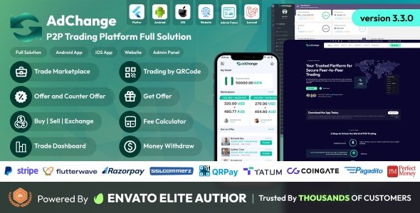 adChange v3.2.0 - P2P Trading Platform Full Solution - nulled