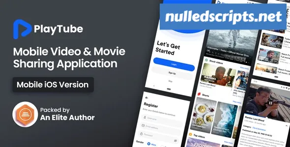 PlayTube IOS v1.8 - Sharing Video Script Mobile IOS Native Application