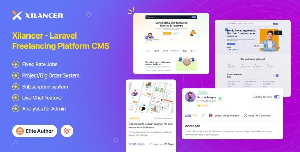 Xilancer v3.6.3 - Freelancer Marketplace Platform with Services & Projects - nulled