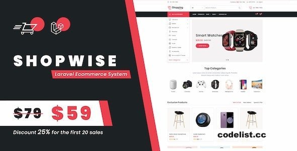 Shopwise v1.39.1 - Laravel Ecommerce Multilingual System - nulled