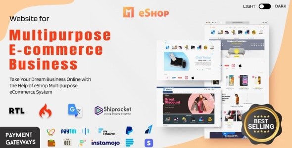eShop Web v2.9.0 - Multi Vendor eCommerce Marketplace / CMS - nulled