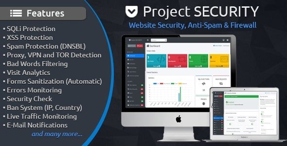Project SECURITY v5.0.6 – Website Security, Anti-Spam & Firewall
