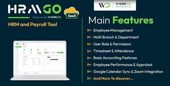 HRMGo SaaS v7.5 - HRM and Payroll Tool - nulled