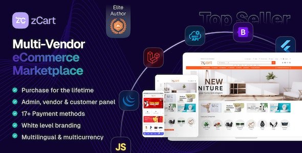 zCart v2.15.1 - Multi-Vendor eCommerce Marketplace - nulled