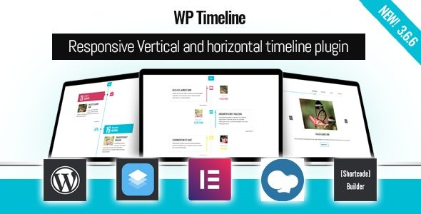 WP Timeline v3.6.2 - Responsive Vertical and Horizontal timeline plugin