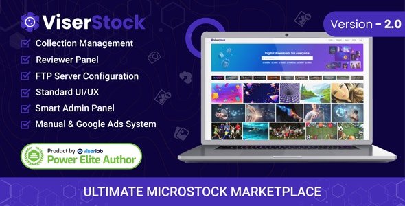 ViserStock - Ultimate Microstock Marketplace - v2.1