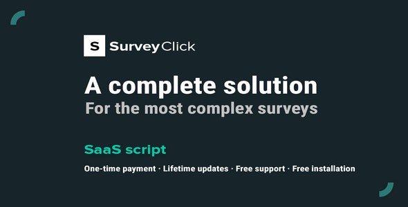 SurveyClick v1.0.1 - SaaS Survey Builder