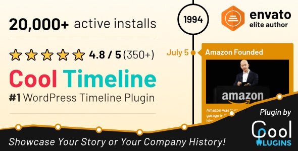 Cool Timeline Pro v4.9.2 - WordPress Timeline Plugin