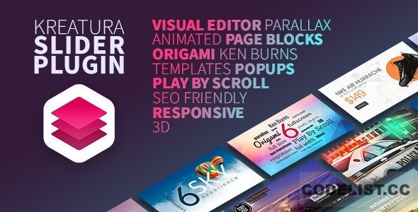 Kreatura v7.7.0 - Slider Plugin for WordPress + Templates