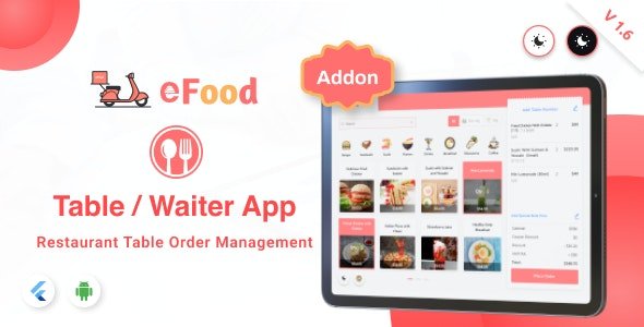 eFood - Table/Waiter App v2.2