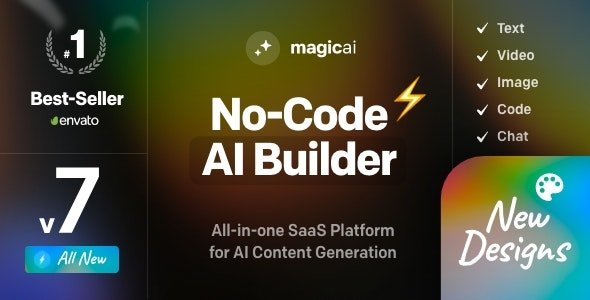 MagicAI v9.6 - OpenAI Content, Text, Image, Video, Chat, Voice, and Code Generator as SaaS