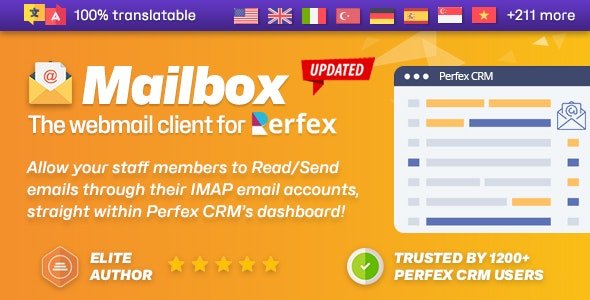 Mailbox v2.0.5 - Webmail based e-mail client module for Perfex CRM
