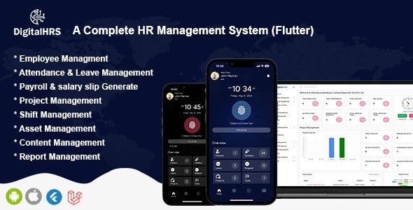 DigitalHR - A Complete HR Management System (Flutter) - 30 January 2025