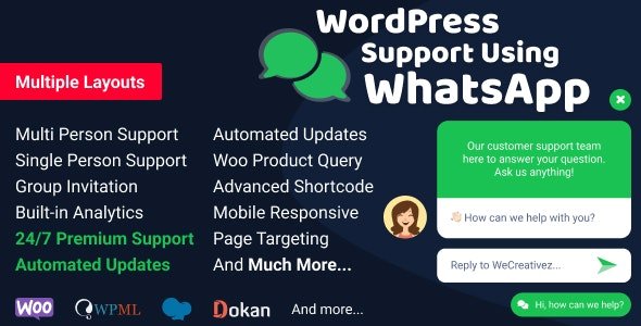 WordPress WhatsApp Support v2.5.3