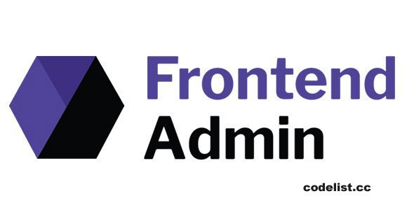 Frontend Admin Pro v3.28.22